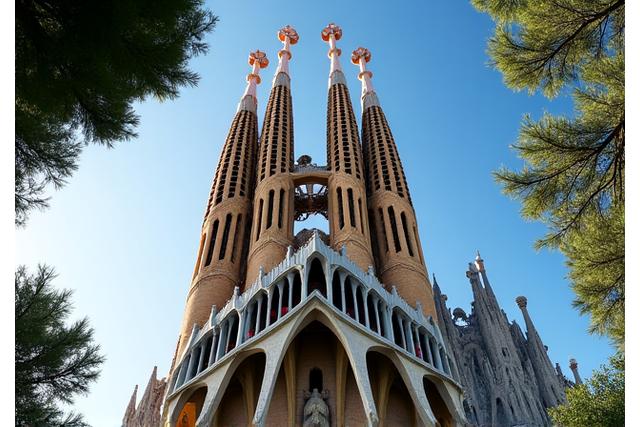 La impresionante Sagrada Familia de Barcelona con su arquitectura única
